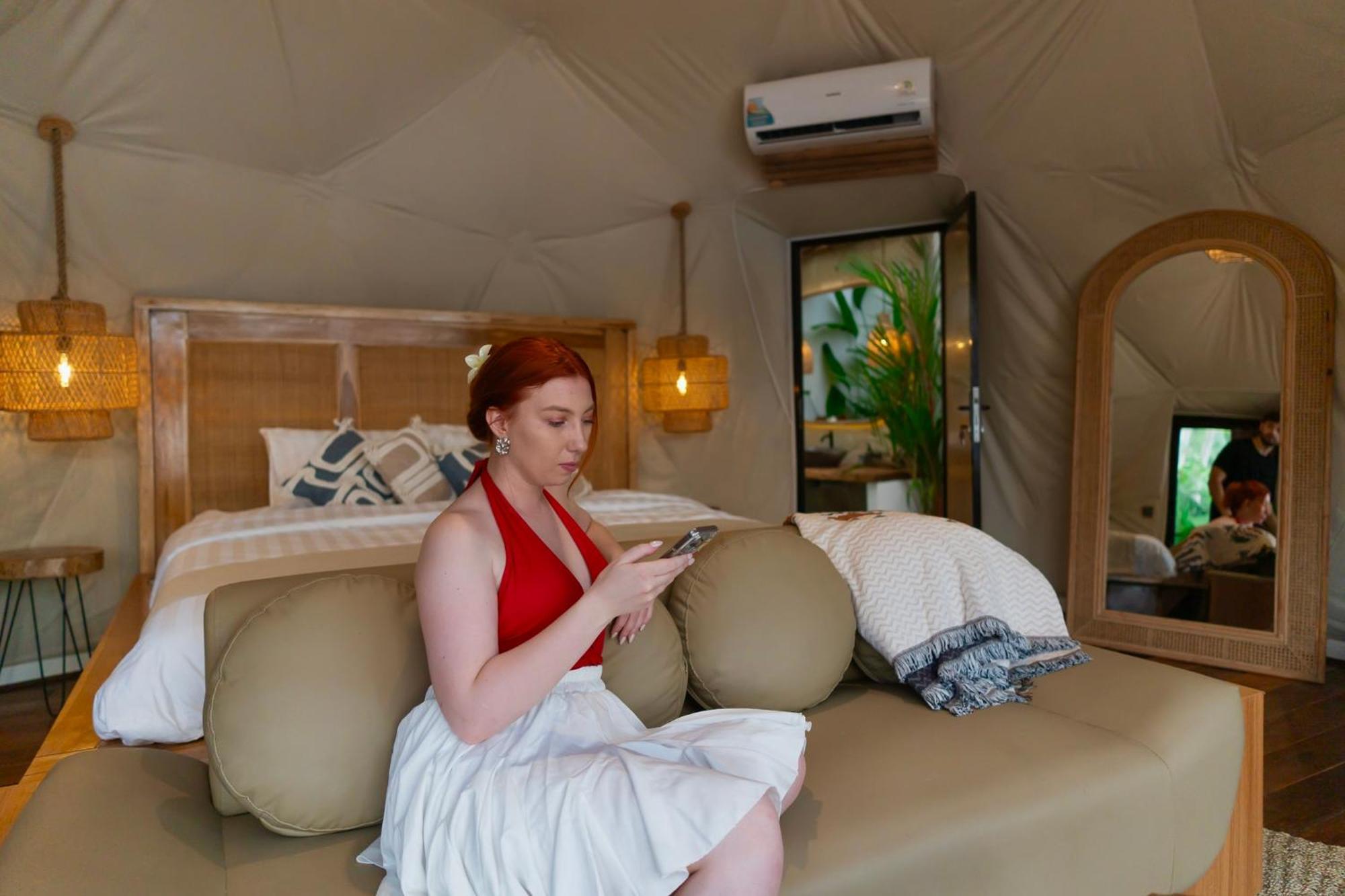 נוסה פנידה Beachfront Luxury Dome Villas - Gamat Bay Resort מראה חיצוני תמונה